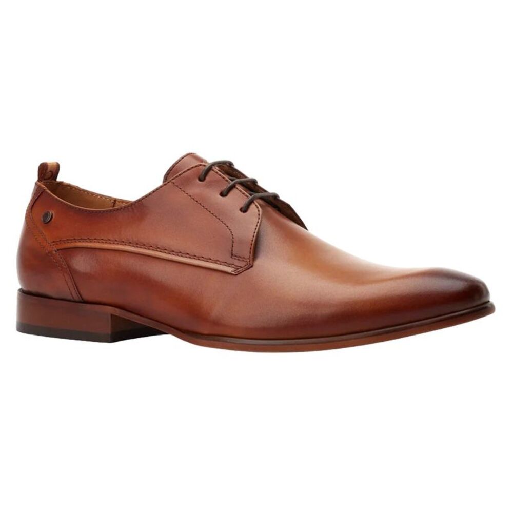 Base London Mens Gambino Leather Brogues / Burnt Tan
